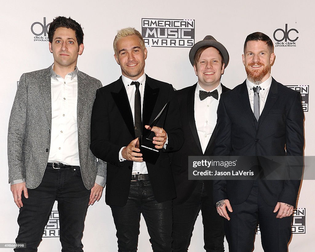 2015 American Music Awards - Press Room