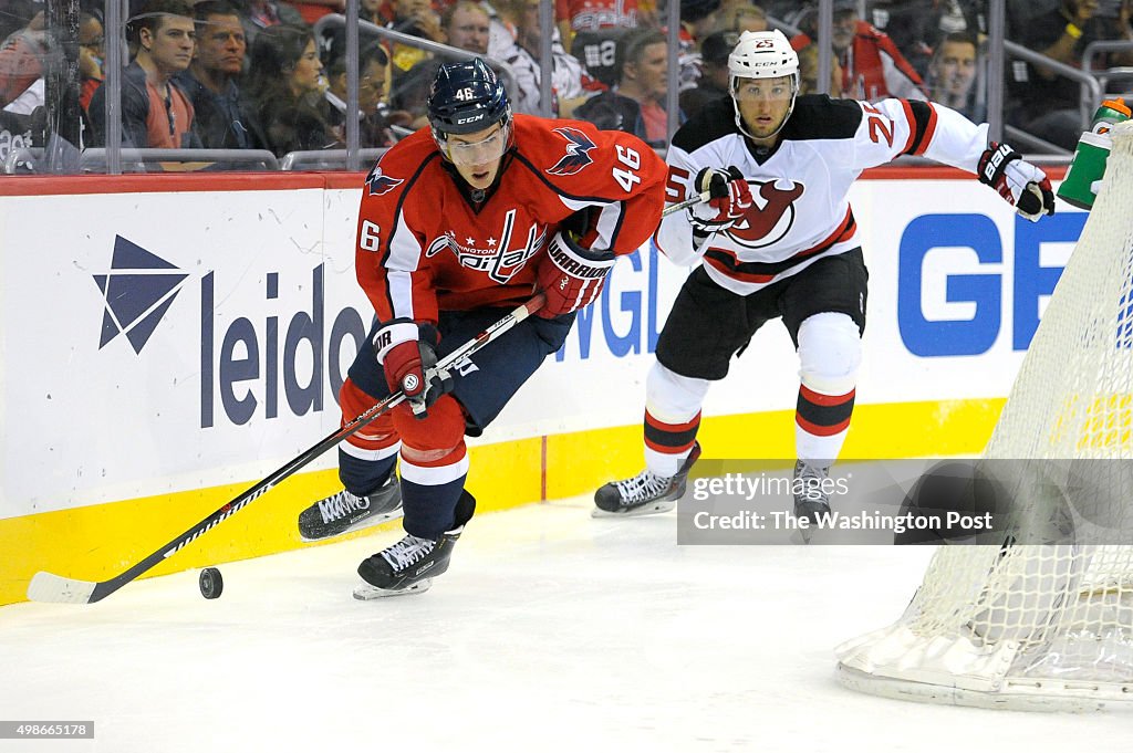 Washington Capitals vs. New Jersey Devils hockey season opener