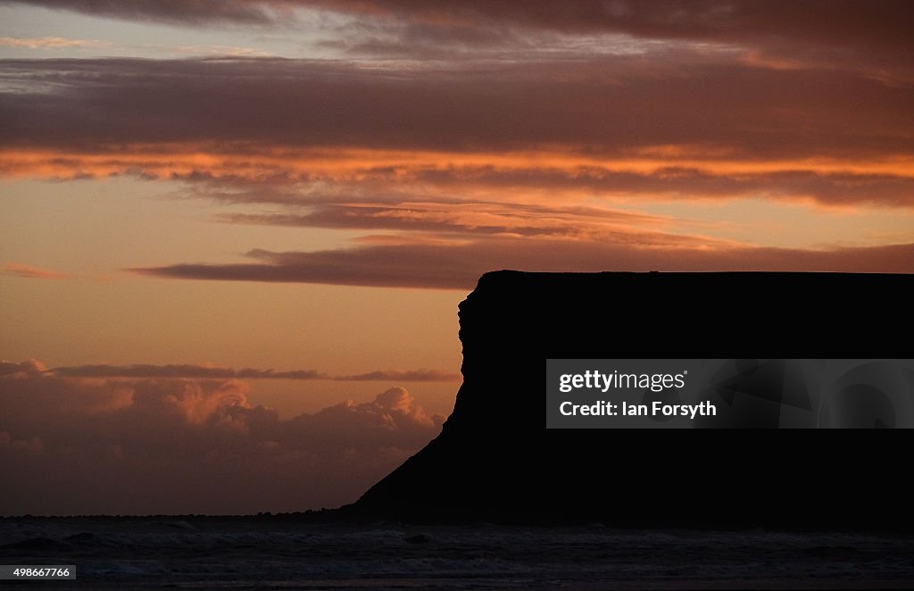 Winter Sunrise Over Saltburn-by-the-Sea