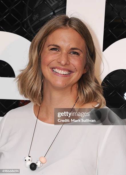 Libby Trickett arrives ahead of the opening of Rebels new flagship 'accelerate' store at Westfield Bondi Junction on November 25, 2015 in Sydney,...