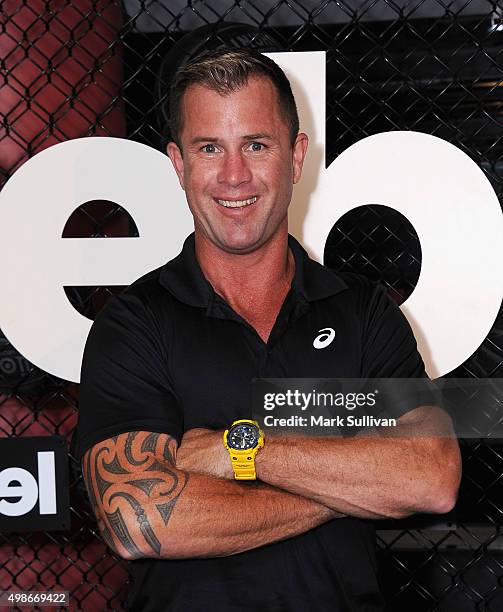 Shannan Ponton arrives ahead of the opening of Rebels new flagship 'accelerate' store at Westfield Bondi Junction on November 25, 2015 in Sydney,...