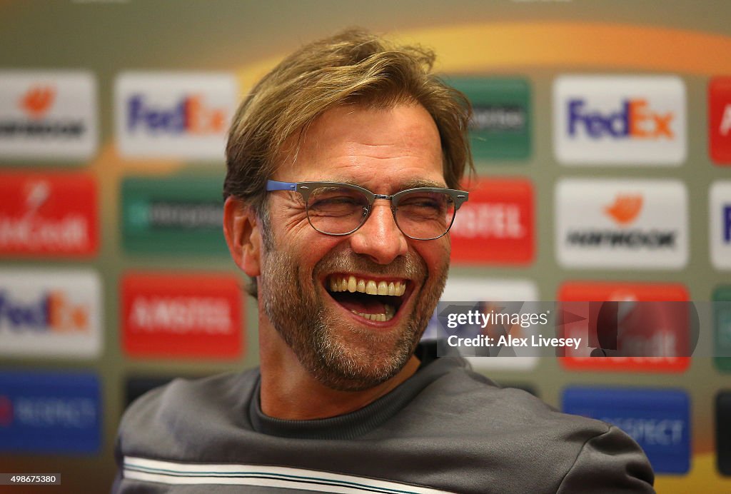 Liverpool FC Training And Press Conference