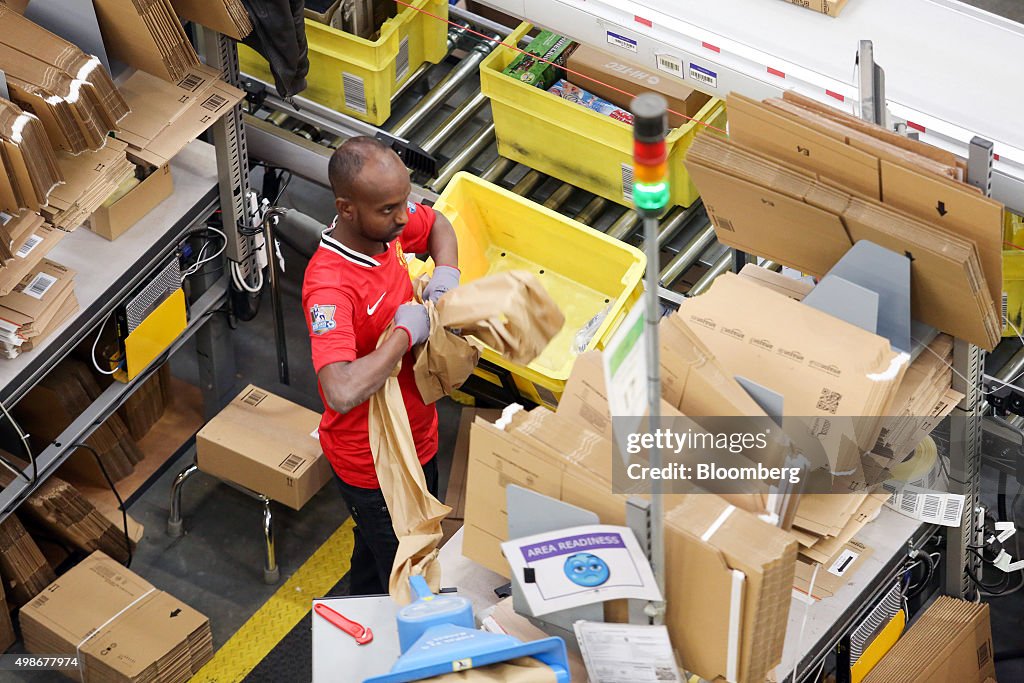 Operations At An Amazon.com Inc Fulfillment Centre As It Prepares For Black Friday