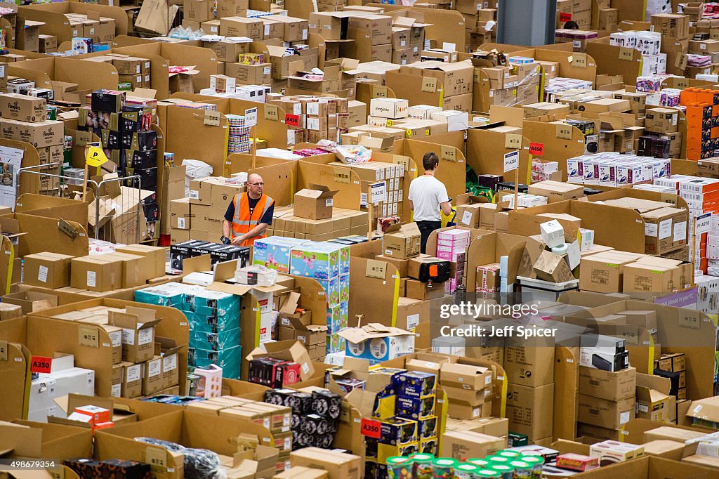 Amazon's Fulfilment Centre In Hemel Hempstead Gears Up For Black Friday