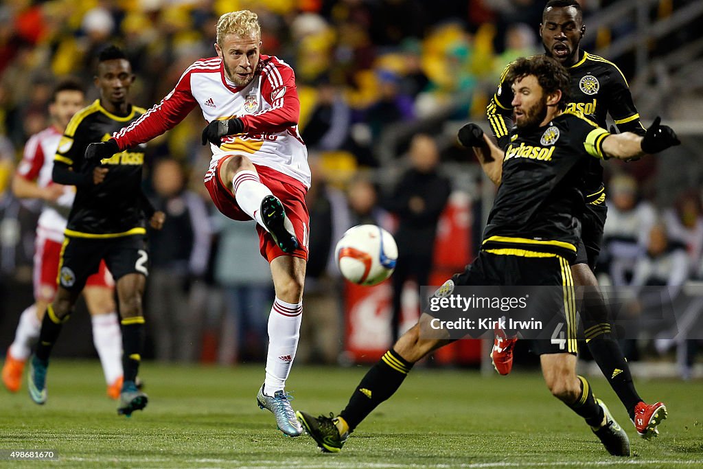 New York Red Bulls v Columbus Crew SC - Eastern Conference Finals - Leg 1