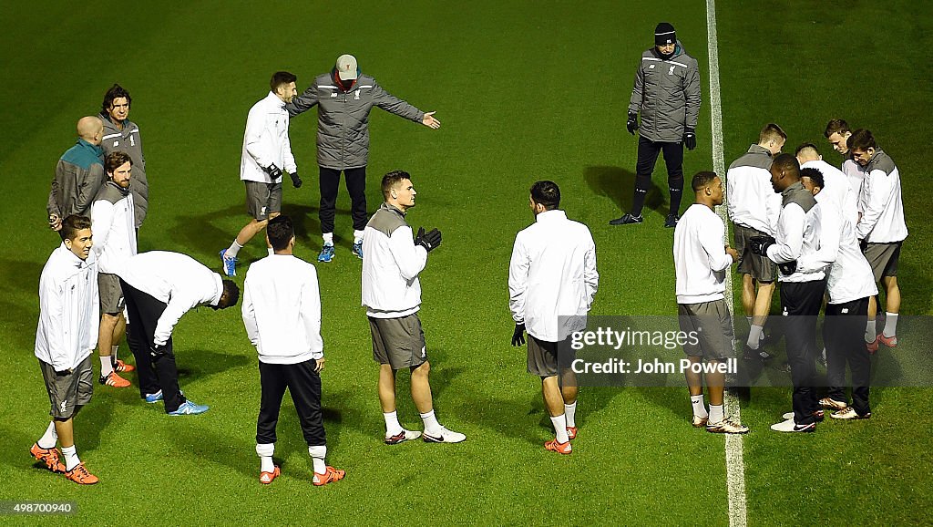 Liverpool FC Training And Press Conference