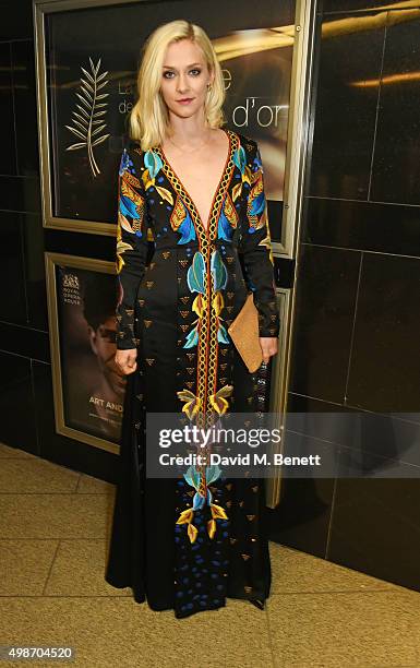 Portia Freeman attends the screening of La Legende de La Palme d'Or at The Curzon Mayfair on November 25, 2015 in London, England.