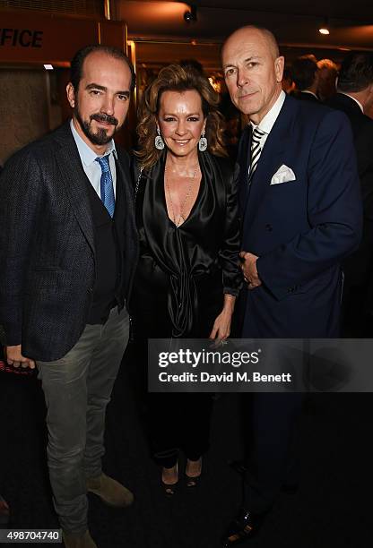 French Film Director, Caroline Scheufele and Dylan Jones attend the screening of La Legende de La Palme d'Or at The Curzon Mayfair on November 25,...