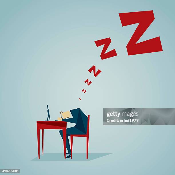 snoring - letter z stock illustrations