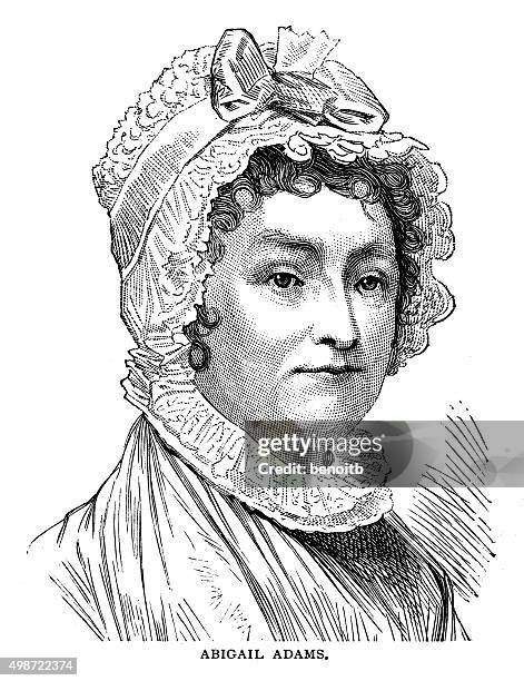 ilustrações de stock, clip art, desenhos animados e ícones de abigail adams - abigail adams