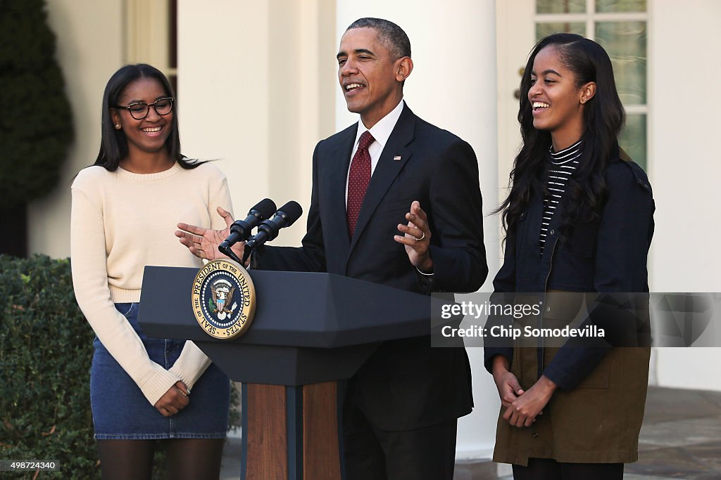 President Obama Pardons National Thanksgiving Turkey