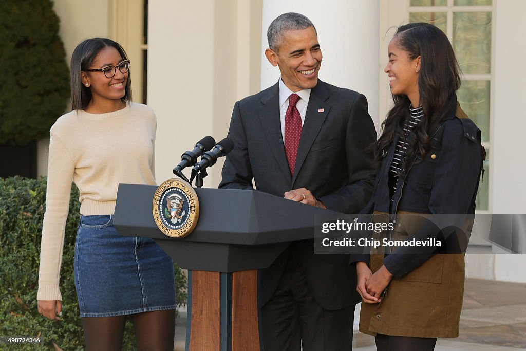 President Obama Pardons National Thanksgiving Turkey