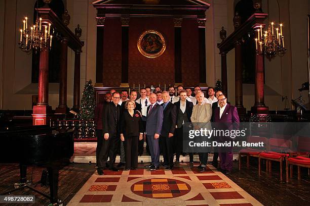 Anton Stepmans, Stefon Bednarczyk, Julian Clary, Anne Reid, Michael Cashman, Ian McKellen, Jack Lowden, Sean Matthias and Laurence Isaacson attend 'A...