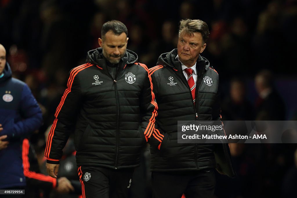 Manchester United FC v PSV Eindhoven - UEFA Champions League