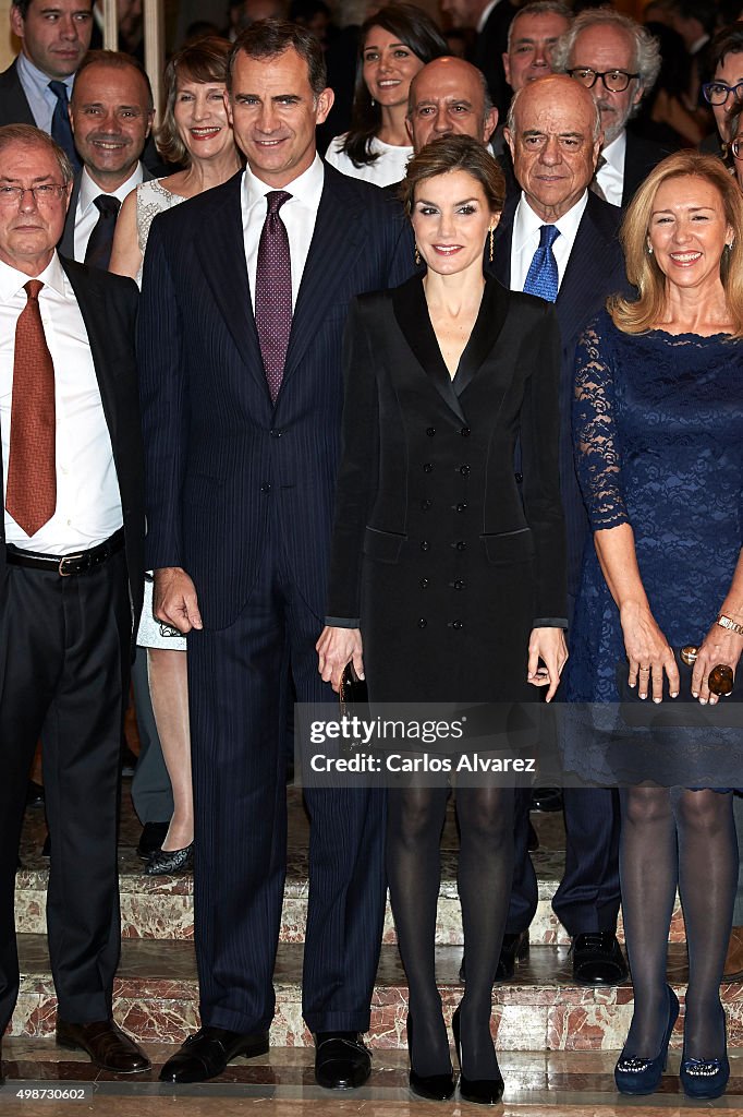 Spanish Royals Attend 'Francisco Cerecedo' Awards
