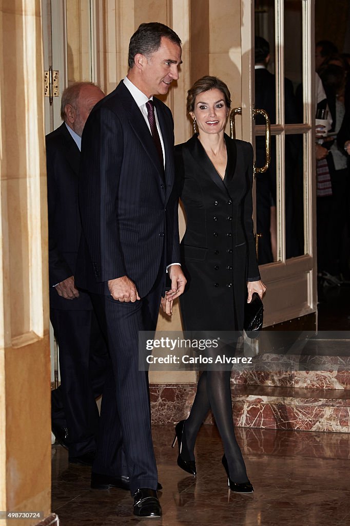 Spanish Royals Attend 'Francisco Cerecedo' Awards