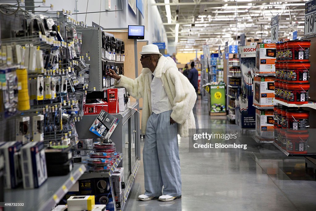 Inside A Wal-Mart Stores Inc. Location Ahead Of Black Friday