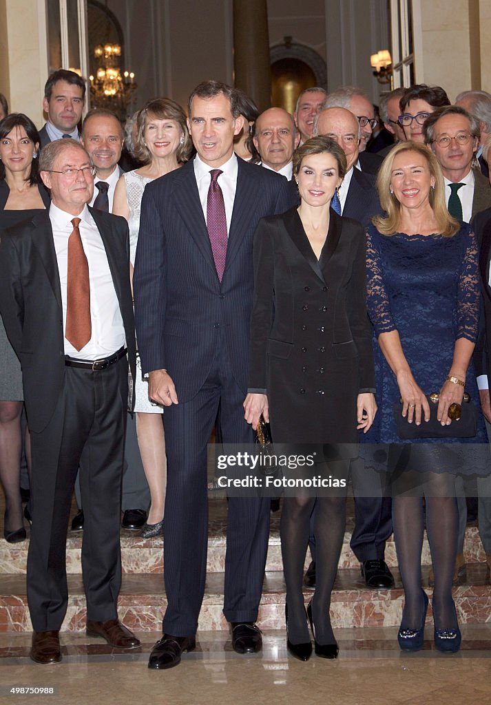 Spanish Royals Attend 'Francisco Cerecedo' Awards