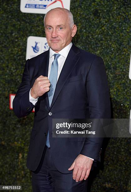 Barry McGuigan attends the Daily Mirror Pride Of Sport Awards at Grosvenor House on November 25, 2015 in London, United Kingdom.