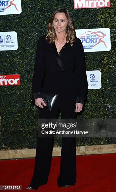 Anna Woolhouse attends the Daily Mirror Pride Of Sport Awards at Grosvenor House, on November 25, 2015 in London, United Kingdom.