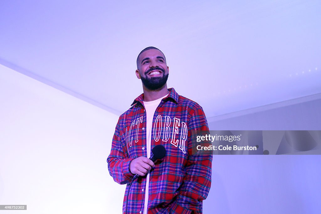 Drake at Toronto Raptors