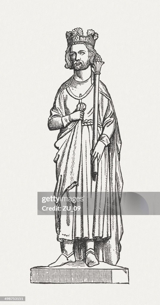 Pepin the Short (c.714-768), King of the Franks, published 1881