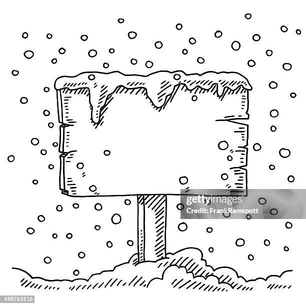 Think Snow Sign Falling Snow Sign Photos and Premium High Res Pictures - Getty Images