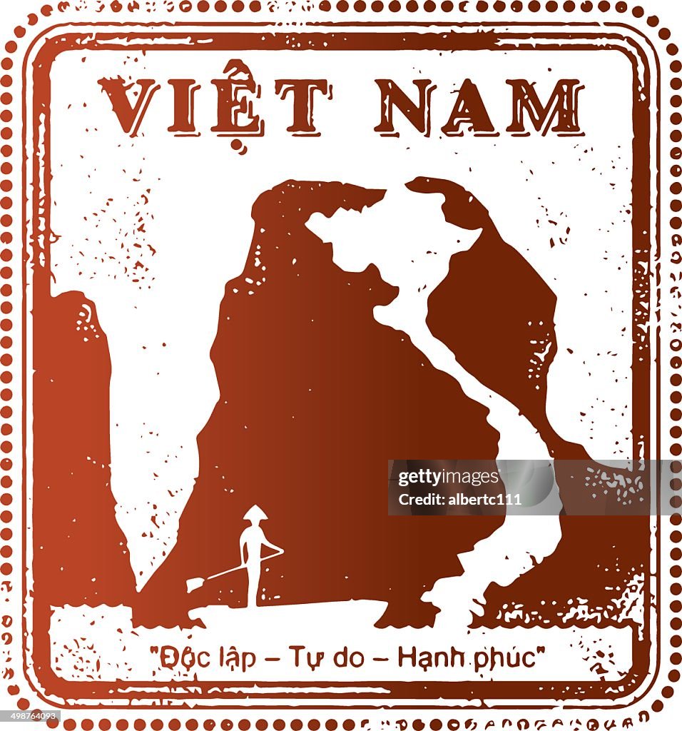 Vietnam Travel Stamp