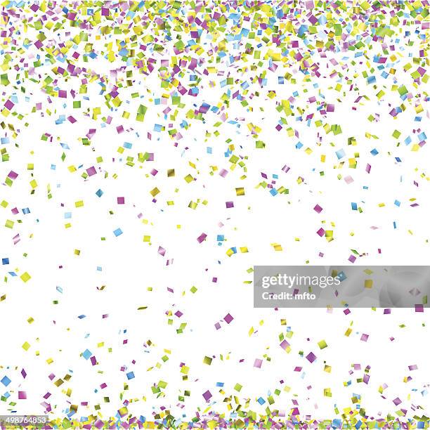 confetti - falling confetti stock illustrations