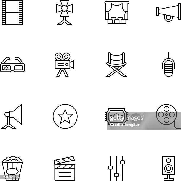 illustrazioni stock, clip art, cartoni animati e icone di tendenza di industria icone-luce - sheet-music-icon