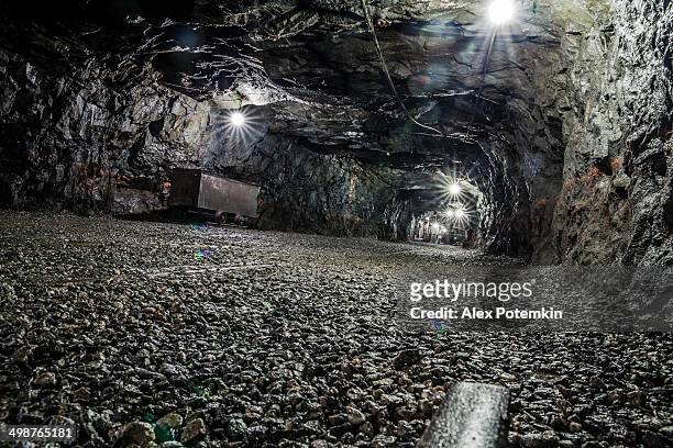 n ° 9 mine de charbon, pennsilvanyam de carbon county - mines de charbon photos et images de collection