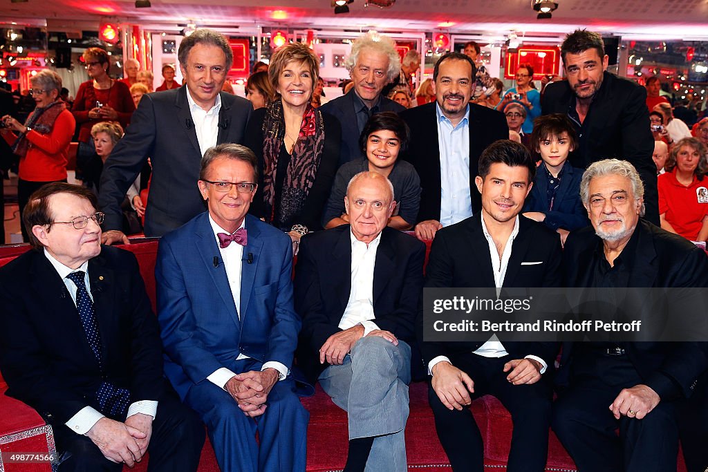 'Vivement Dimanche' French TV Show At Pavillon Gabriel In Paris