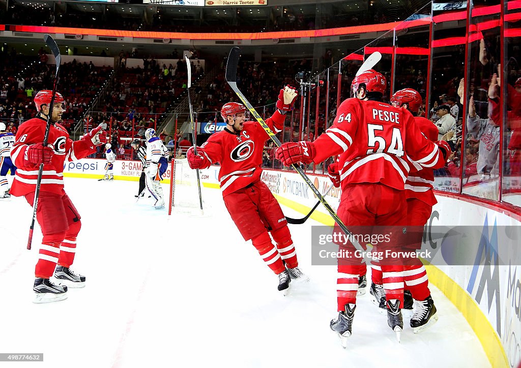 Edmonton Oilers v Carolina Hurricanes