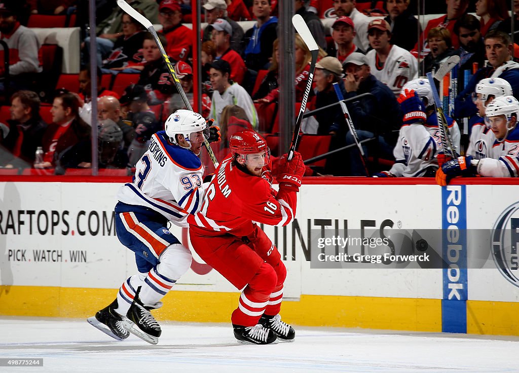 Edmonton Oilers v Carolina Hurricanes