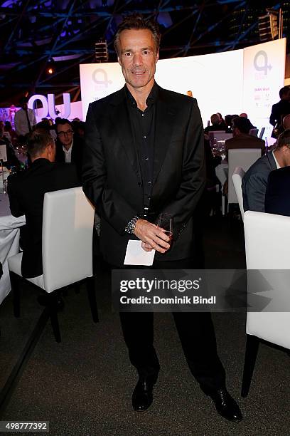 Hannes Jaenicke attends the Querdenker Award 2015 at BMW World on November 25, 2015 in Munich, Germany.