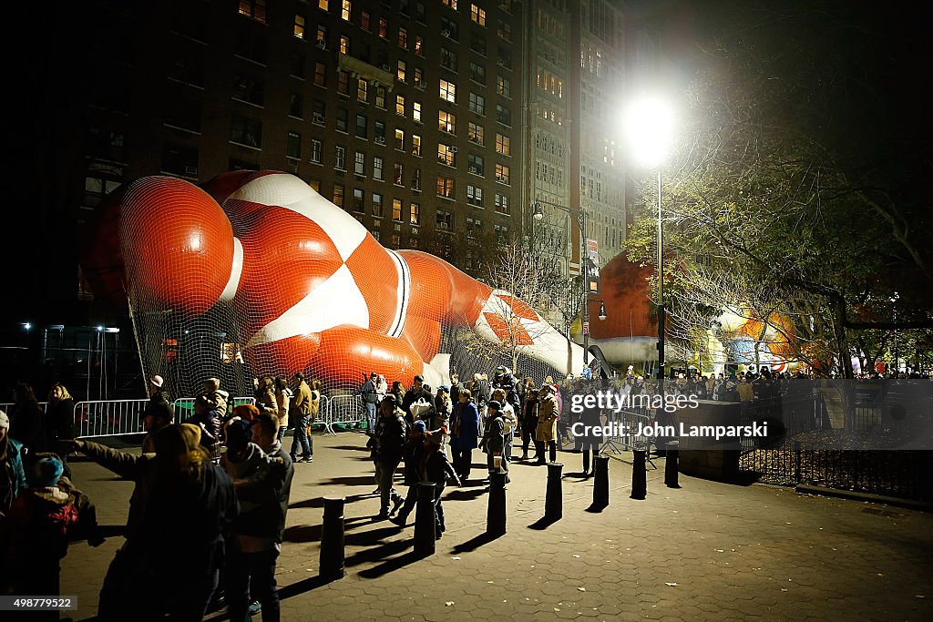 89th Annual Macy's Thanksgiving Day Parade Rehearsals - Inflation Eve