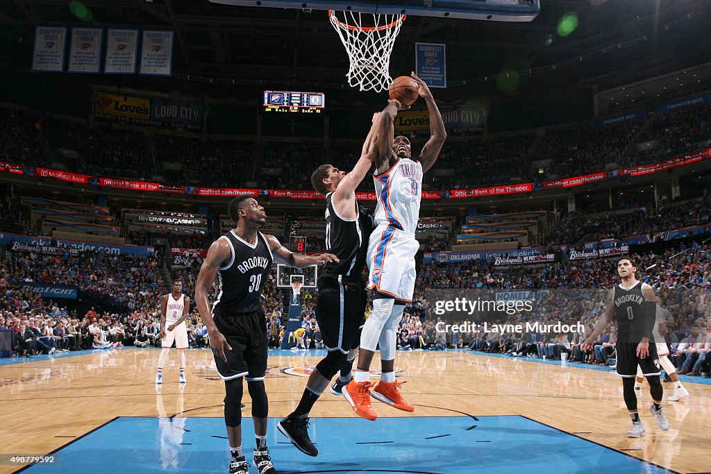 Brooklyn Nets v Oklahoma City Thunder