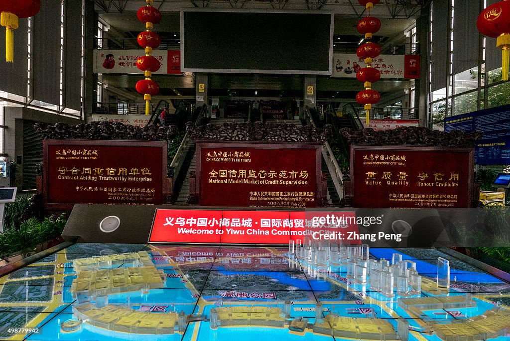 Futian market, the biggest part of Yiwu China Commodity City...