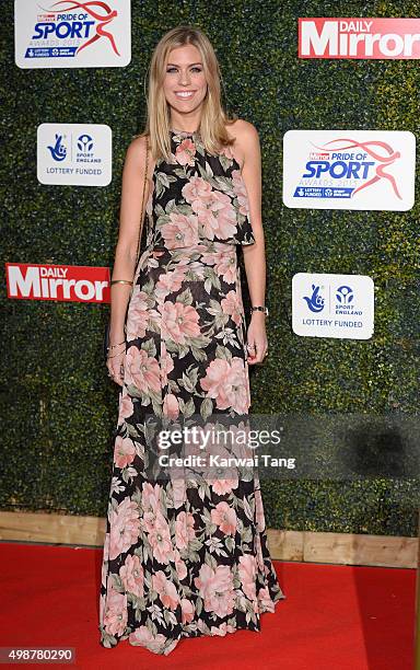 Nicki Shields attends the Daily Mirror Pride Of Sport Awards at Grosvenor House on November 25, 2015 in London, United Kingdom.