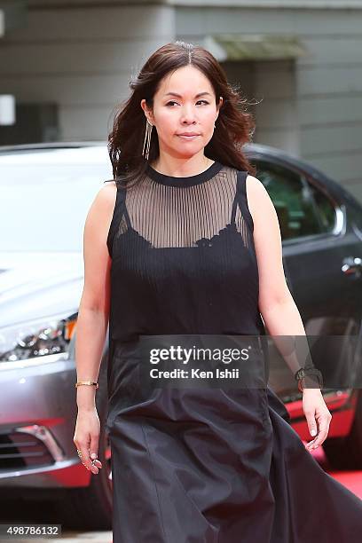 Designer Chitose Abe attends the VOGUE JAPAN Women of the Year at the Meguro Gajoen on November 26, 2015 in Tokyo, Japan.