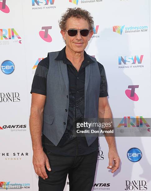 Ian Moss arrives for the 29th Annual ARIA Awards 2015 at The Star on November 26, 2015 in Sydney, Australia.