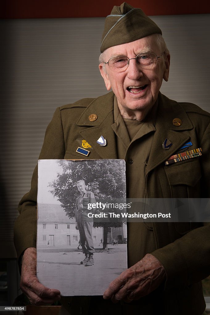 ASHBURN, VA - NOVEMBER 24: Richard Graff wears the uniform he w