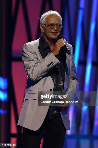 Iva Davies during the 29th Annual ARIA Awards 2015 at The Star on November 26, 2015 in Sydney, Australia.