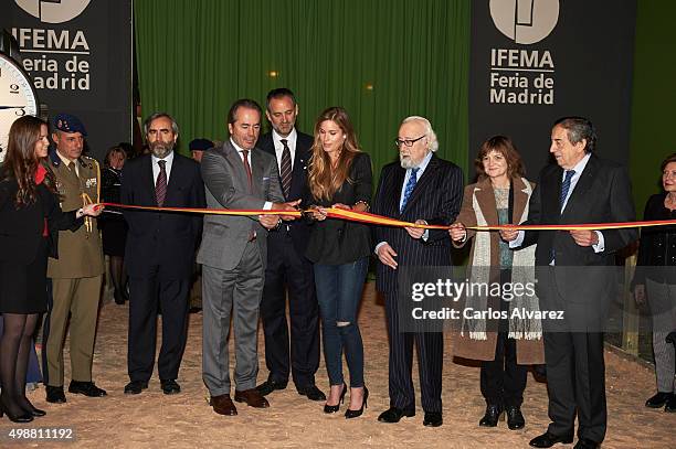 Model Helen Svedin attends the opening of the Madrid Horse Week 2015 at IFEMA on November 26, 2015 in Madrid, Spain.