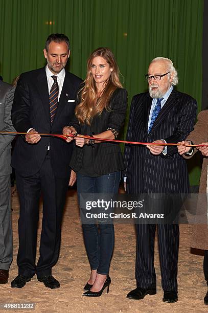 Model Helen Svedin attends the opening of the Madrid Horse Week 2015 at IFEMA on November 26, 2015 in Madrid, Spain.