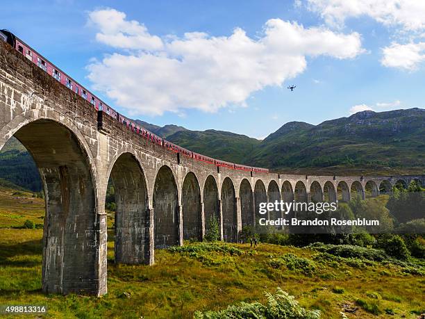 glenfinnan viaduct - glenfinnan stock pictures, royalty-free photos & images