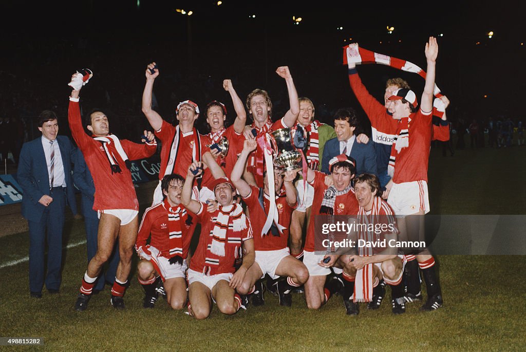 Manchester United 1983 FA Cup Replay Winners