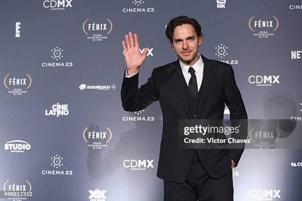 Manolo Cardona attends the Premio Iberoamericano de Cine Fenix 2015 at Teatro de La Ciudad on November 25, 2015 in Mexico City, Mexico.