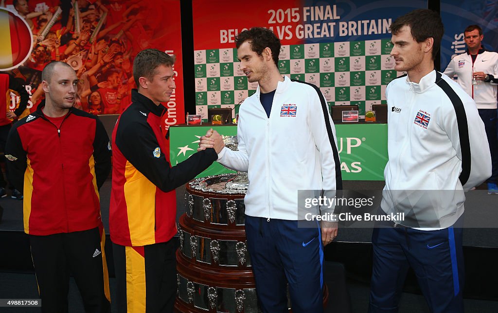 Belgium v Great Britain: Davis Cup Final 2015 - Previews