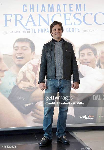 Actor Rodrigo de la Serna attends a photocall for 'Call Me Francesco' at Cinema Adriano on November 26, 2015 in Rome, Italy.